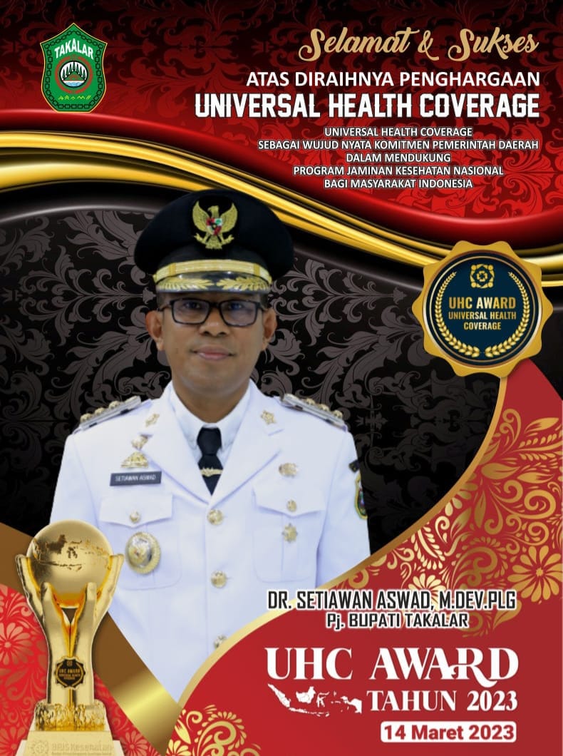 Pj Bupati Takalar Terima Penghargaan Uhc Jurnal Sepernas