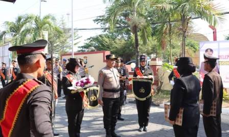 Kapolres Pelabuhan Makassar Lepas Personil Purnabhakti Jurnal Sepernas