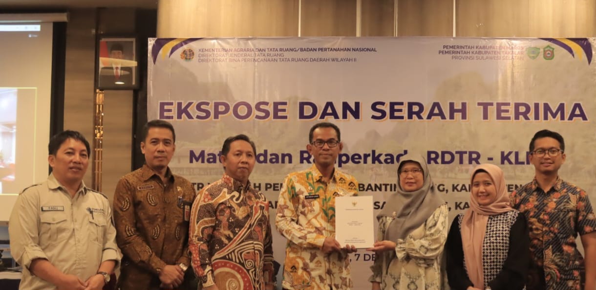 Pj Bupati Takalar Terima RDTR - Jurnal Sepernas