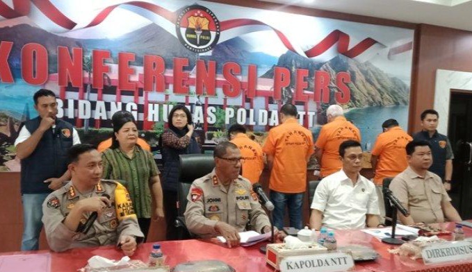 Jumpa Pers Polda NTT soal RSP Boking Jurnal Sepernas